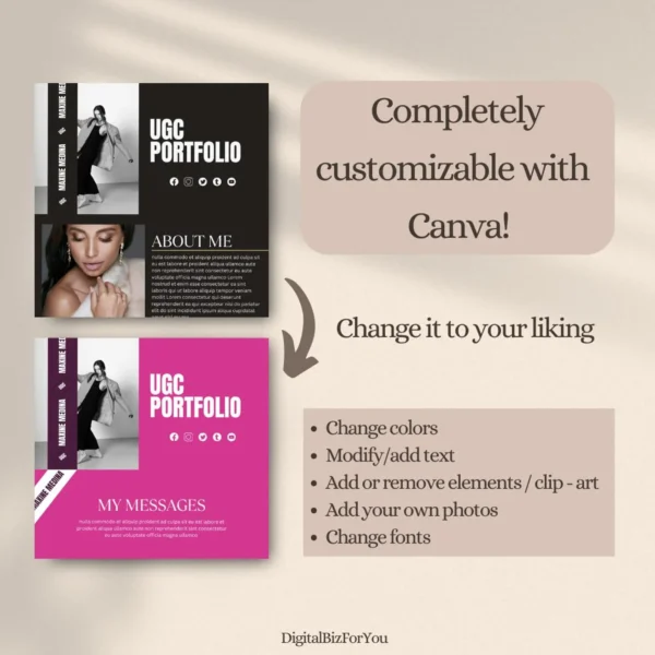 40 Premium Canva Website Templates Bundle
