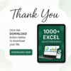 1000+ Excel Spreadsheet Templates Bundle | PLR Included